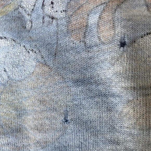 vintage 1993 taz college sports  crewneck  sweater Warner bros. looney tunes md - Picture 7 of 9